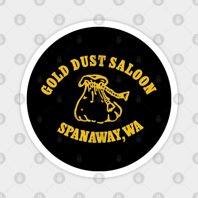 Vintage Spanaway Gold Dust Saloon Magnet by ThatPopLife